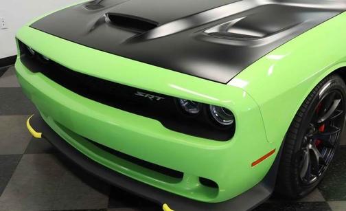 Green 2015 Dodge Challenger SRT Hellcat