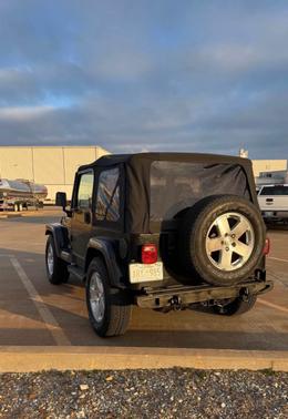 Black 2002 Jeep Wrangler Sahara
