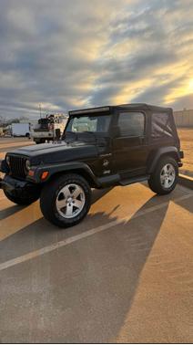Black 2002 Jeep Wrangler Sahara