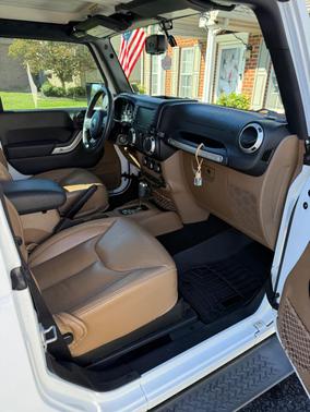 White 2015 Jeep Wrangler Sahara
