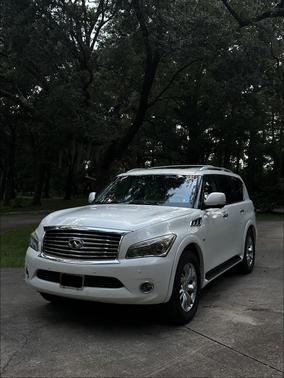 White 2014 INFINITI QX80 Base