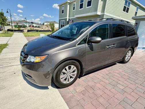 Gray 2015 Honda Odyssey EX-L