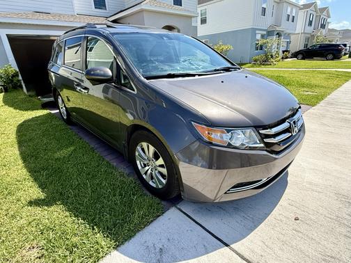 Gray 2015 Honda Odyssey EX-L