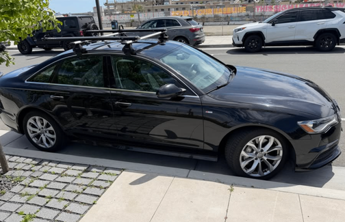 Black 2018 Audi A6 2.0T Premium