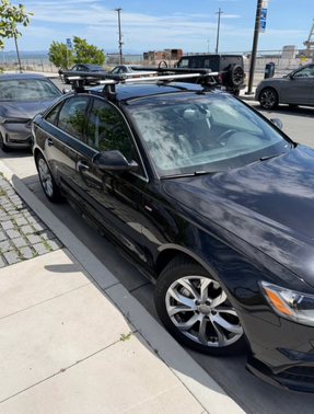 Black 2018 Audi A6 2.0T Premium