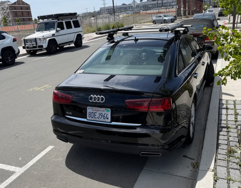 Black 2018 Audi A6 2.0T Premium