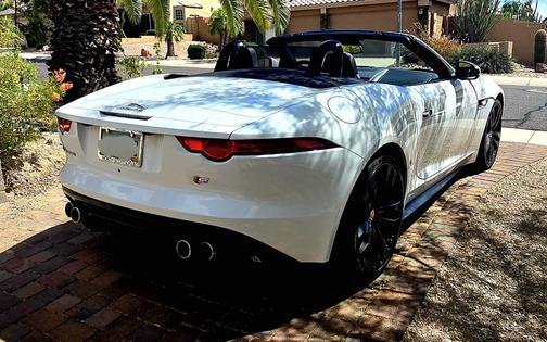 White 2015 Jaguar F-TYPE S