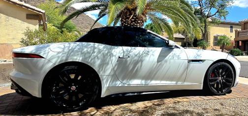 White 2015 Jaguar F-TYPE S