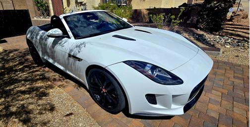 White 2015 Jaguar F-TYPE S