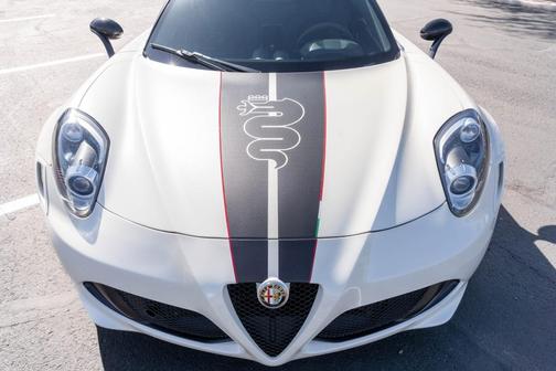 White 2015 Alfa Romeo 4C Launch Edition