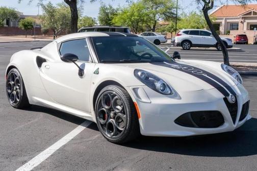 White 2015 Alfa Romeo 4C Launch Edition