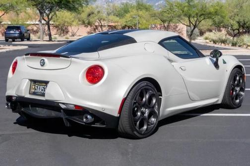 White 2015 Alfa Romeo 4C Launch Edition