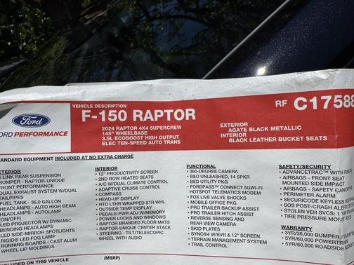 2024 Ford F-150 Raptor