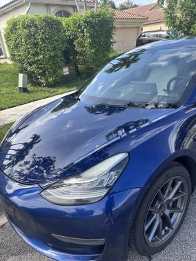 Blue 2021 Tesla Model 3 Long Range