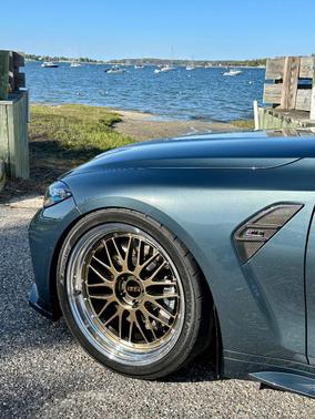 Blue 2022 BMW M3 Competition xDrive