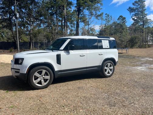 White 2024 Land Rover Defender 110 P400 S
