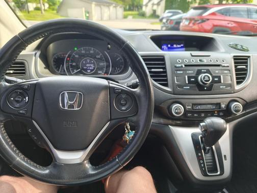 Silver 2013 Honda CR-V EX-L
