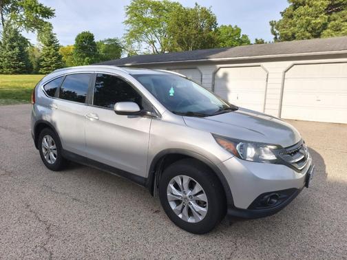 Silver 2013 Honda CR-V EX-L