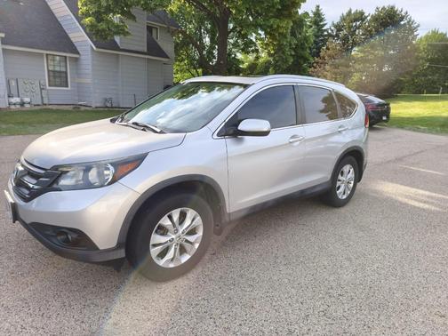 Silver 2013 Honda CR-V EX-L