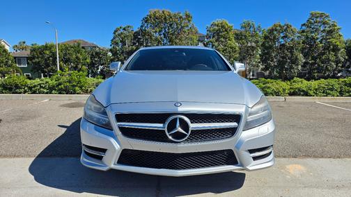 Silver 2014 Mercedes-Benz CLS-Class CLS 550