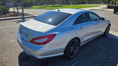 Silver 2014 Mercedes-Benz CLS-Class CLS 550