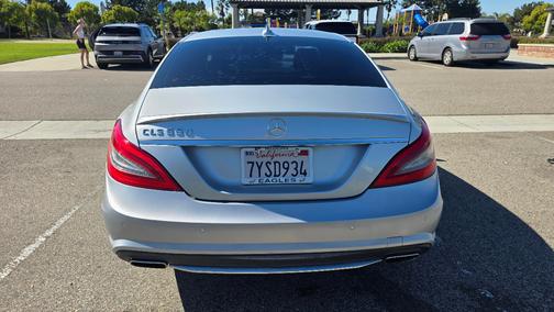Silver 2014 Mercedes-Benz CLS-Class CLS 550