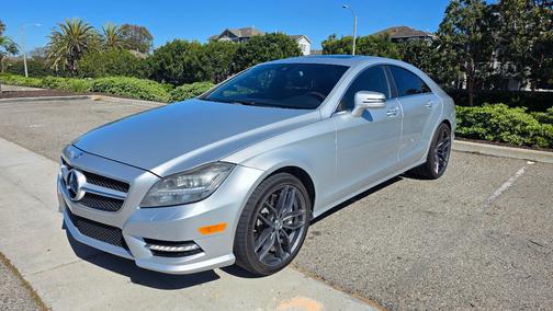 Silver 2014 Mercedes-Benz CLS-Class CLS 550