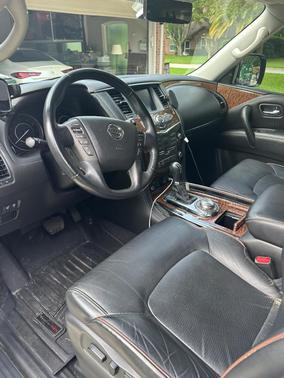 White 2020 Nissan Armada Platinum