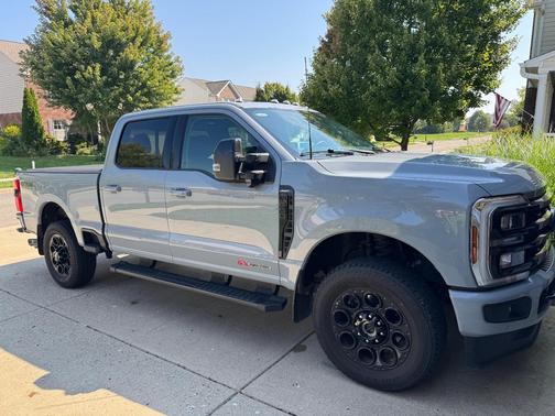 Gray 2024 Ford F-250 Lariat