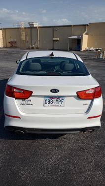 White 2015 Kia Optima LX