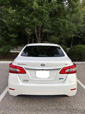White 2013 Nissan Sentra SV