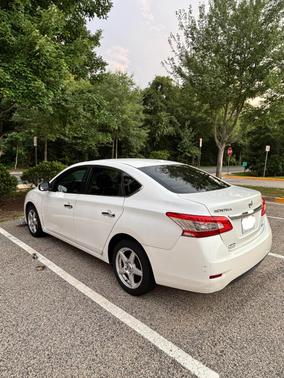 White 2013 Nissan Sentra SV
