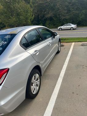 Silver 2013 Honda Civic LX