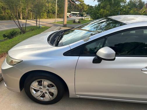 Silver 2013 Honda Civic LX