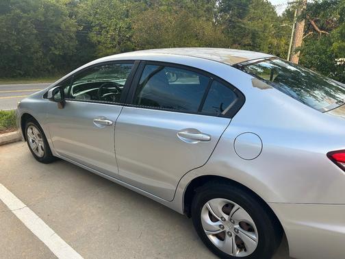 Silver 2013 Honda Civic LX