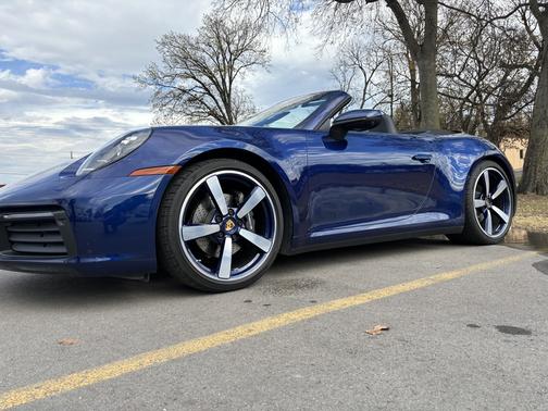 Blue 2020 Porsche 911 911 Carrera 4 Cabriolet