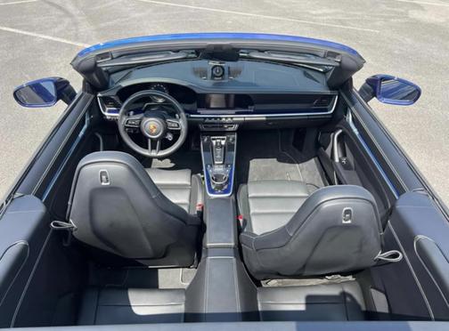 Blue 2020 Porsche 911 911 Carrera 4 Cabriolet