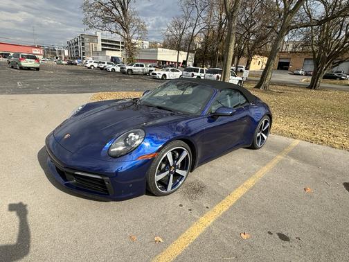 Blue 2020 Porsche 911 911 Carrera 4 Cabriolet
