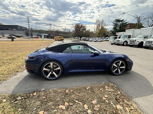 Blue 2020 Porsche 911 911 Carrera 4 Cabriolet