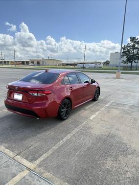 Red 2021 Toyota Corolla LE