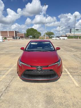 Red 2021 Toyota Corolla LE