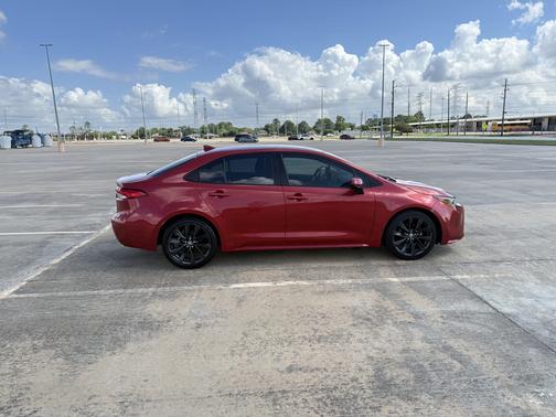 Red 2021 Toyota Corolla LE