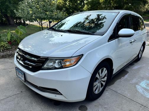 White 2014 Honda Odyssey EX-L