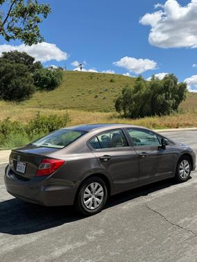 Gray 2012 Honda Civic LX