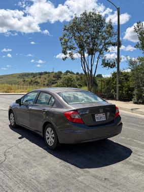 Gray 2012 Honda Civic LX