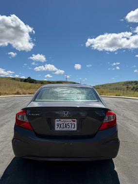 Gray 2012 Honda Civic LX