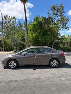 Gray 2012 Honda Civic LX