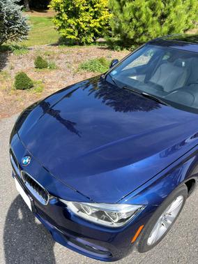 Blue 2017 BMW 330 i xDrive