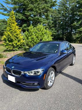Blue 2017 BMW 330 i xDrive
