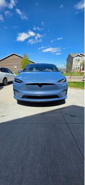 Blue 2026 Tesla Model X Plaid